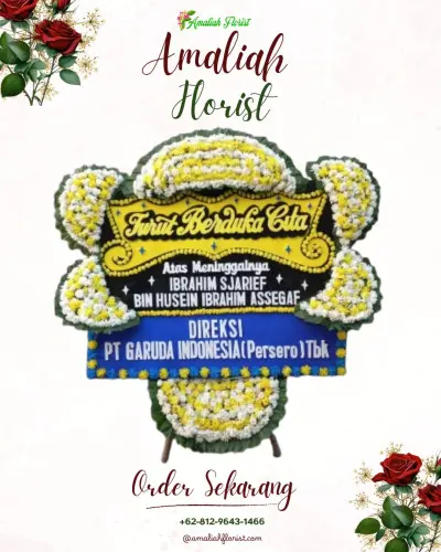 Papan Bunga Duka di Gayamsari