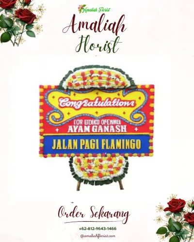 Bunga Papan Congratulation di Gayamsari